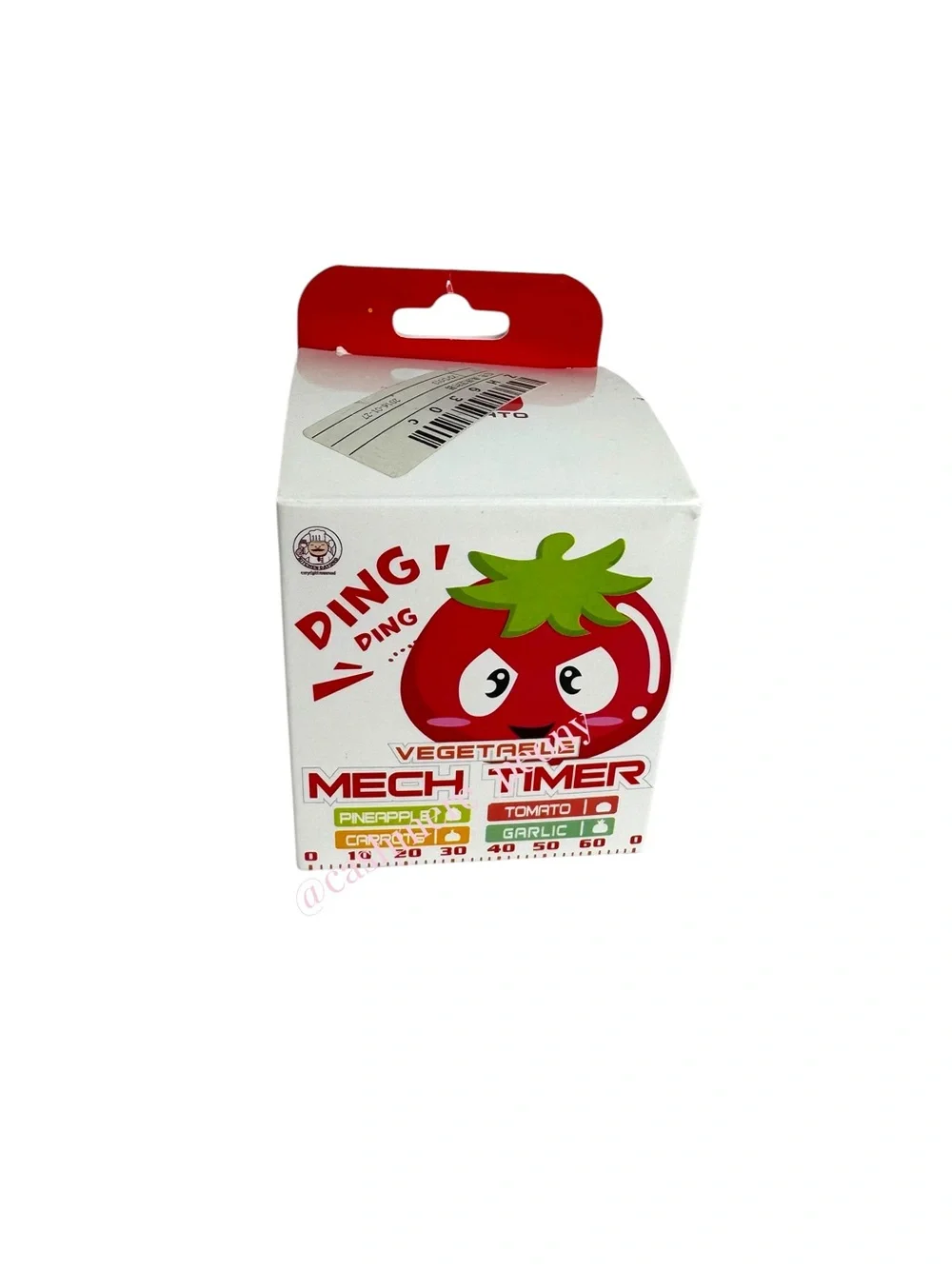 NEW Red Tomato Mech Timer - Cute Wind-Up Kitchen Tool